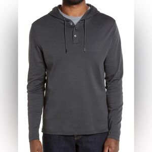 Robert Barakett Charcoal Long Sleeve Hoodie